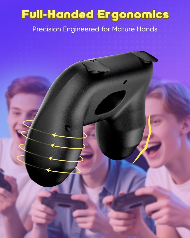 FYOUNG [Both for Switch 2 and 1] Hand Grips for Nintendo Switch 2/Switch Controllers, Comfortable Grip for Joycon 2&for Joy con, Ergonomic Handle Holder for Switch 2 Accessories, Reduces Hand Fatigue - Image 2